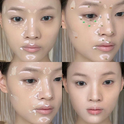 Concealer Foundation Liquid Full Cover Acne Spot Dark Circles Liquid Concealer Stick Face Makeup Stick Modify Skin Tone Cosmetic