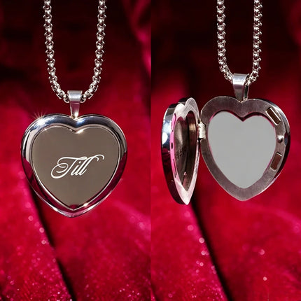 Anime Alien Stage Ivan Till Sua Mizi Hyuna Luka Cosplay Necklace Metal Choker Heart Pendant Chain Hip Hop Jewelry Accessories