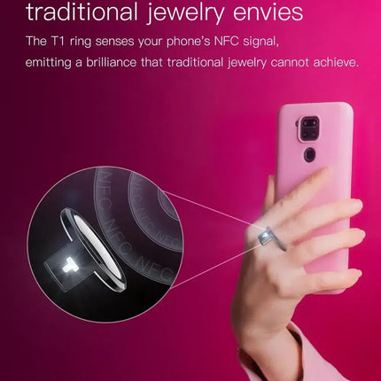 New Technology JAKCOM T1 Smart Ring for Tesla Edition, Replace Car Key for Model 3 Y S X Cybertruck Electronics Wearable Device