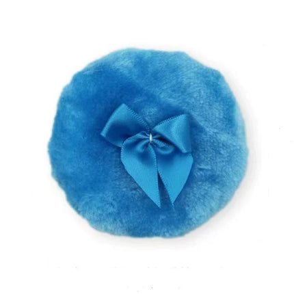 Professional Plush Bowknot round Makeup Sponge Soft Fluffy Loose Powder Puff Cute Foundation Cosmetic Beauty Tool