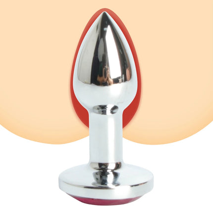 Mini Metal Anal Plug XXS Small Anal Dilator For Adult Men Women Butt Plug With Round Crystal Female Masturbation Anus Sex Toys