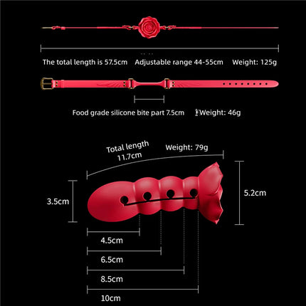 Mouth Gag Mouth Ball Non-Toxic Silicone Material Adult Sex Toys Suitable For Couples Bdsm Foreplay Bundled Flirting Props Train