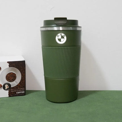 NEW Stainless Steel Coffee Thermos Mug Car Vacuum Flask Travel Thermal Cup For BMW X1 X3 X4 X5 X6 X7 F10 F20 F30 G20 G30 E46 E60