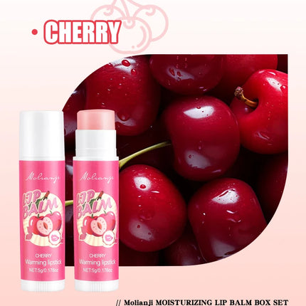12 piece moisturizing lipstick set, alcohol free, lip care in autumn and winter, suitable for all skin types, fruit lipstick