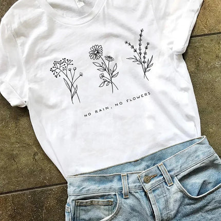 Umbrella Academy Printed Short Sleeve T-Shirt Women's Fashion Cross-Border Modal Material Crew Neck Floral Patchwork Wish EBay