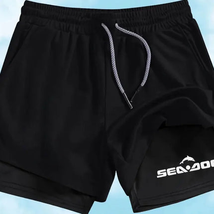 Summer sea doo Shorts Men Male Breathable Tennis padel Shorts Quick-Drying Badminton Men's short pant Outdoor Running Shorts