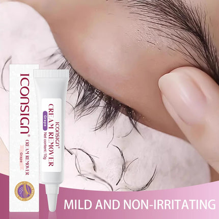 ICONSIGN Eyelash Extension Remover Cream - 1g | 5g | 10g, Salon-exclusive eyelash care product, low irritation