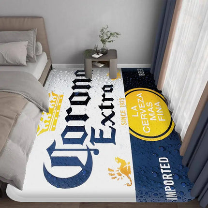 C-Corona E-Extra Beer Room Mats Anti-slip Absorb Water Long Strip Cushion Bedroon Mat Household Carpets