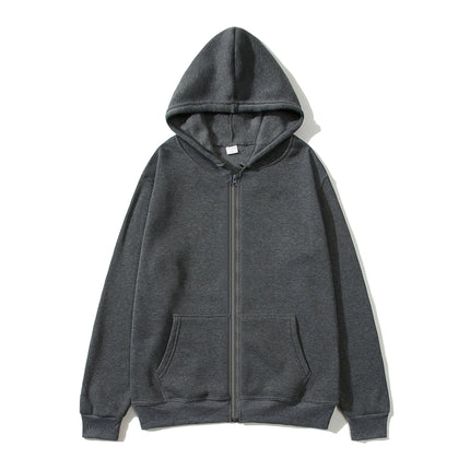 2025 Fashion Casual Black Grey Blue Zipper Hoodie Hip Hop Street Sweatshirt Skateboarding Men/Women Hoodie Men's Hoodie