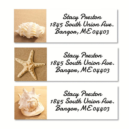 6.35*1.9CM  Custom Personalized Return Address Labels - 10 Styles Floral Designs,Self-Adhesive Stickers,Suit for Any Occassion