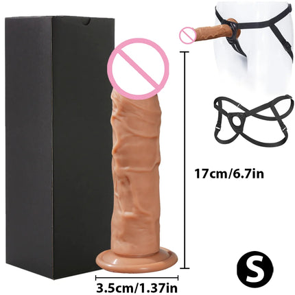 Realistic Silicone Dildo with Suction Cup G-Spot Anal Dildos Strapon Dick Butt Plug Masturbat Adult Sex Toys for Man Women