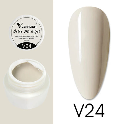 VENALISA Color Mud Gel Pure DIY Nail Art Design UV Gel Polish Professional Manicure Varnishes for Quality Artistry