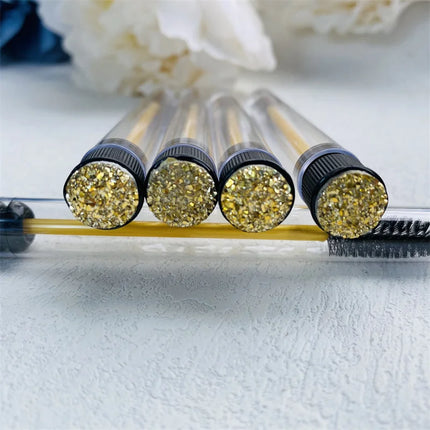 10pcs Reusable Eyelashes Brush Tube for Eyelash Extension Disposable Mascara Wands Eyebrow Brush Applicator EyeLash Brushes