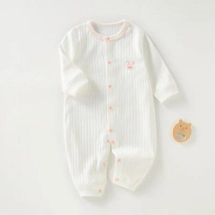 Autumn Baby Jumpsuit Spring Boneless Pure Cotton Newborn Baby Romper Crawling Clothes Boys and Girls Baby Clothes 0-24 Months