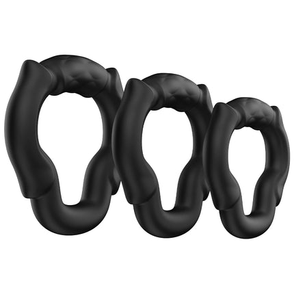 3pcs/set Cock Ring for Men Delay Ejaculation Penis Ring Sex Toys Lock Penisring Cockring Adult Male Sex Supplies