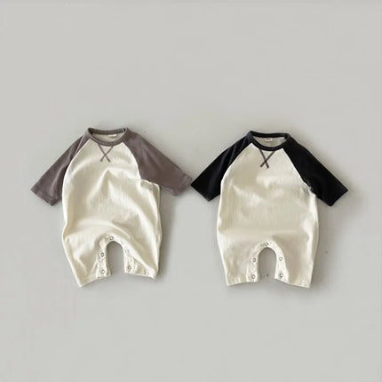 New Baby Long Sleeve Romper Cotton Infant Loose Jumpsuit Spring Autumn Newborn Boy Girl Clothes 2025 New Baby Clothing