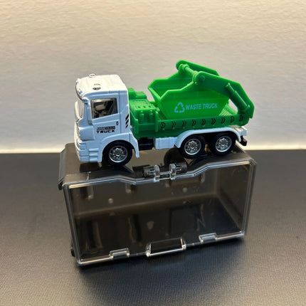 Alloy Engineering Vehicle Toys for Kids 1:64 Diecast Excavator Mixer Dump Truck Model Car with Display Box Boys Collectible Gift