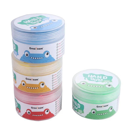 Squeeze Toy Soft Clay Hand Putty Squiz Toys Non-Sticky 4pcs/set Finger Training Putty Soft Stretchy Therapy Putty Set Kids Toys