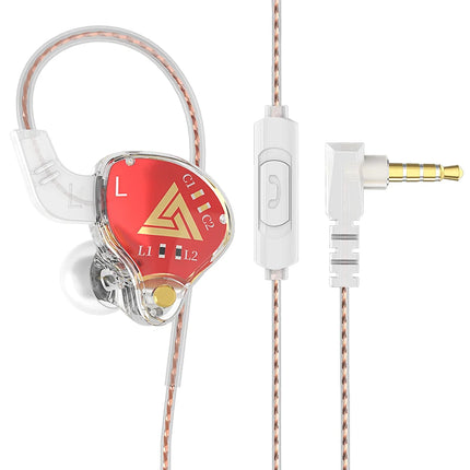 Original QKZ AK6 AKX In Ear Earphone Dynamic Driver Unit Headphone With Mic Stereo Sports HIFI Subwoofer Headset Monitor Earbuds