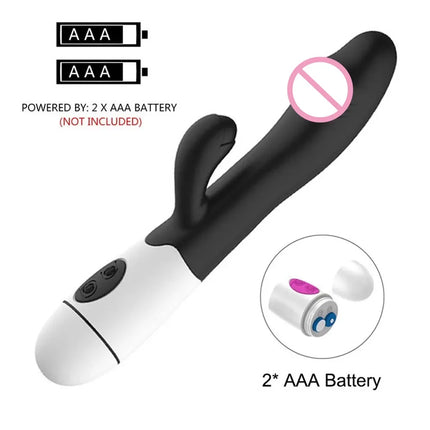 Rabbit Vibrator for Women Vagina G-Spot Nipple Clitoris Stimulator Thrusting Telescopic Rotating Dildo for Adult Sexy Toys