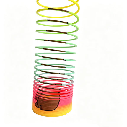 Capybara Design Big Rainbow Slinky Toy Set Flexible Magic Spring Coil Fidget Toy for Kids 1 3 6pcs Options Perfect Holiday Gift