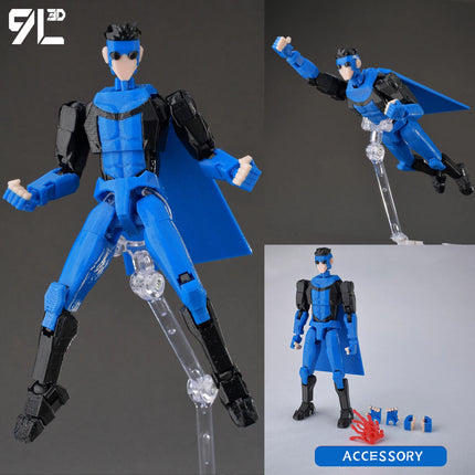 9L3D Printed Deadpool Wolverine Batman Spider-Man Venom Action Figures Dummy13 Lucky13 T13  Anime Model Toys Collectors Gifts