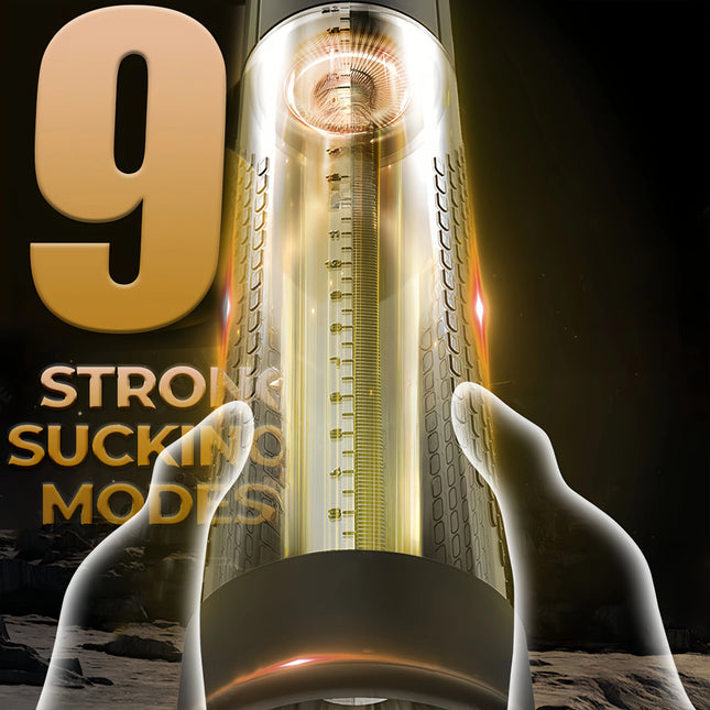 9 Suction Settings & 9 Masturbation Modes Automatic Male Penis Masturbator Sexual Wellness Product for Male Penis Training 18+