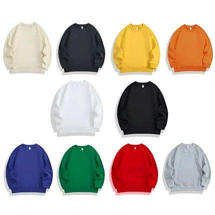 Fashion Girls Boys Sweatshirts Clothing Autumn Solid Color Casual Long Sleeve Loose Tops Children's Clothes Teen 6 8 10 12 Years