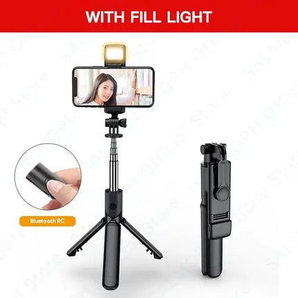 Newly upgraded selfie tripod wireless Bluetooth multifunctional handheld gimbal stabilizer, suitable for outdoor sports shooting