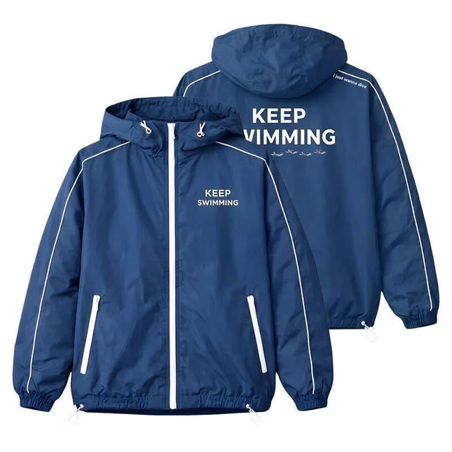 Keep Swimming Zip Hoodie / Hoodie Zippé Keep Swimming