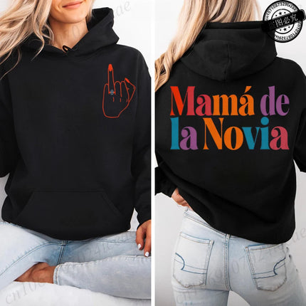 Women's Hoodies Future Bride & Tribu De La Novia Sweatshirts Fashionable Casual Pullovers for Single Farewell & Bridal Shower