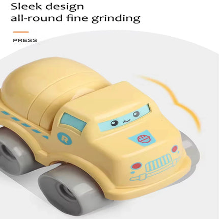 Cartoon Cute Pull-Back Inertial Engineering Toy Car, Interesting Inertial Car, Parent-Child Interactive Children's Toy, Holiday