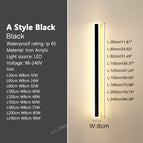 A style Black / Dimmable with remote / L240cm