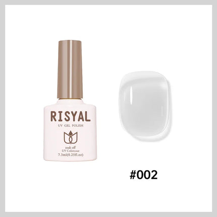 Jelly Transparent Ice Through Gel Nail Polish Pink Skin Color Semi Permanent Manicure Top Coat Soak Off UV Gel Varnish Nail Art