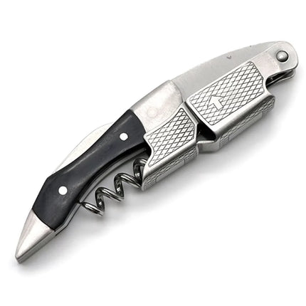 Wine Opener, Professional Waiters Corkscrew,  Bottle Opener and Foil Cutter Gift for Wine Lovers