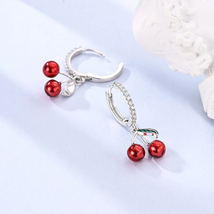 Orstarry 925 Sterling Silver Crystal Circular Eardrops Drop Earrings Women Earrings Charm Fashion Versatile Party Jewelry Gifts