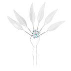 F silvery blue