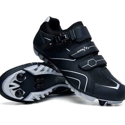 Mountain Bike Shoes Men's Cycling Shoes MTB Shoes Quick Ratchet Buckle Compatible with SPD System Pedal for Indoor and Outdoor Mo