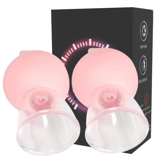 Silicone Nipple Suckers, Sucking Body Couple Funny Breast Pump Suction Cups for Sensitivity Pleasure Sex Beginners Friendly