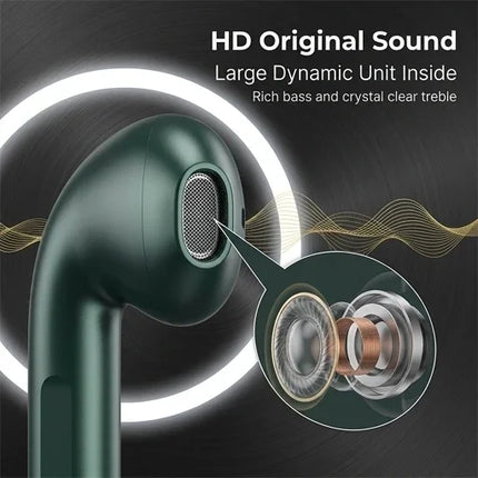 Wireless Bluetooth Earphones J18 True Music Headphones For Phone Stereo Sport Game TWS Earbuds In Ear With Mic Touch Headset