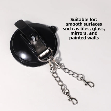 BDSM Restraint Sex Toys Leather Handcuffs with Strong Suction Cups Plush Handcuffs Couple Indoor Scene Game Flirting Sex Toys