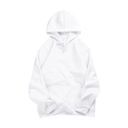Autumn Winter Thicken Hoodies Fleece Warm Hoodie Men Women Casual Solid Color Sweatshirts Harajuku Long Sleeve Pullover Unisex