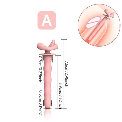 Silicone Urethral Rod Penile Glans Plug Prostate Stimulation Penile Dilator Dick Enhancement  Abstinence Sex Toy for Adult Men
