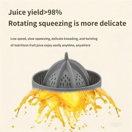 2026 New Upgrade 【PASSIONE 】USB Rechargeable 7.4V Portable Electric Juicer Household Juice Squeezer Fruit Blender Kitchen Tool