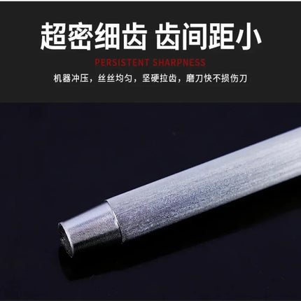Diamond Sharpening Rod Tungsten Steel Carbon Steel  Kitchen Gadgets Slaughterhouse Butcher Ceramic Household Knife Sharpener