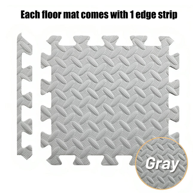 16 Pcs Puzzle Fitness Mat Sport Mats, EVA Interlocking Foam Floor Tiles for Gym, Gym Equipment Mat, Floor Mat for Kids 30 CM