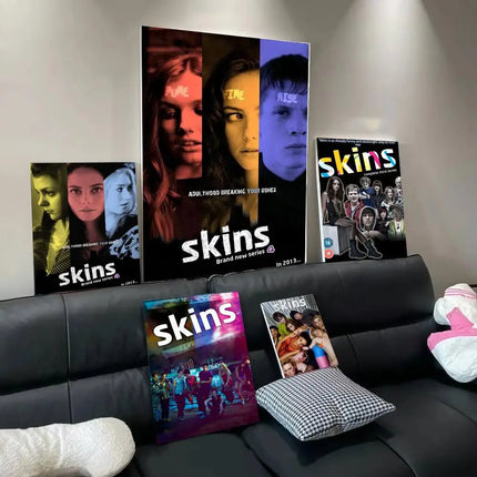 Classic TV Series S-Skins Poster Modern Minimalist Wall Art Prints for Bedroom Living Room Home Decor Interior Gift