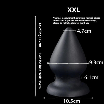 6 sizes Huge Anal Plug Comfortable Silicone Anal Dildo Suction Cup Big Butt Plug,Anal Dilator Adult Anal Sex Toys for Women Anus