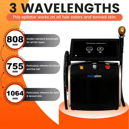 5000W Diode Ice Laser 3 Wavelength Professional 808 2 In 1 Hair Removal And Laser Peak Picoseconds Nd Yag Tattoo Removal Machine