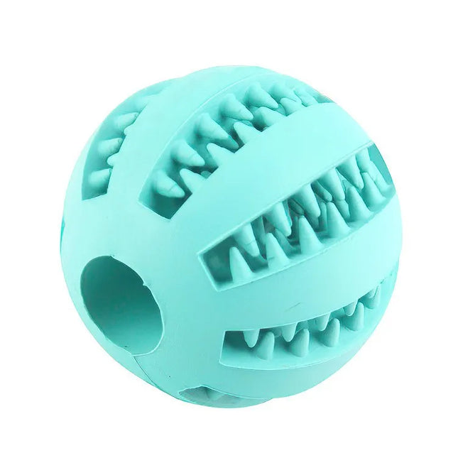 Dog Toy Ball, Non-Toxic Bite Resistant Toy Ball for Pet Dogs Puppy Cat, Dog Pet Food Treat Feeder Chew Tooth Cleaning Ball
